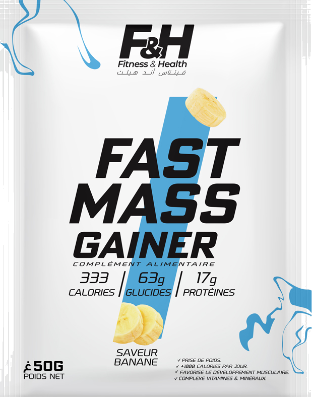Monodose Fast Mass Gainer – Saveur Banane