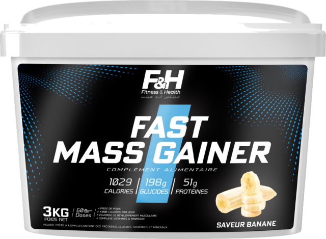 Fast Mass Gainer 3 kg – Saveur Banane