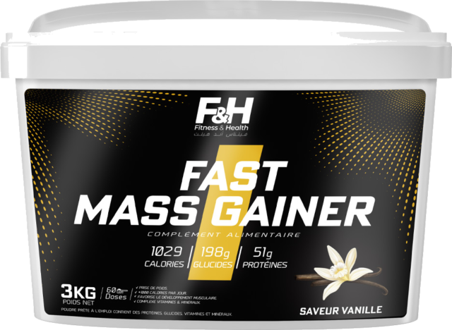 Fast Mass Gainer 3 kg – Saveur Vanille
