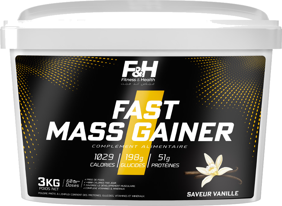 Fast Mass Gainer 3 kg – Saveur Vanille