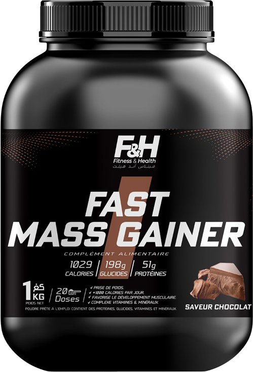 Fast Mass Gainer 1 kg – Saveur Chocolat