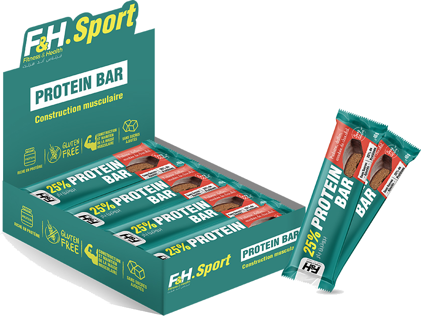 Protein Bars 25% protein – 20 unités