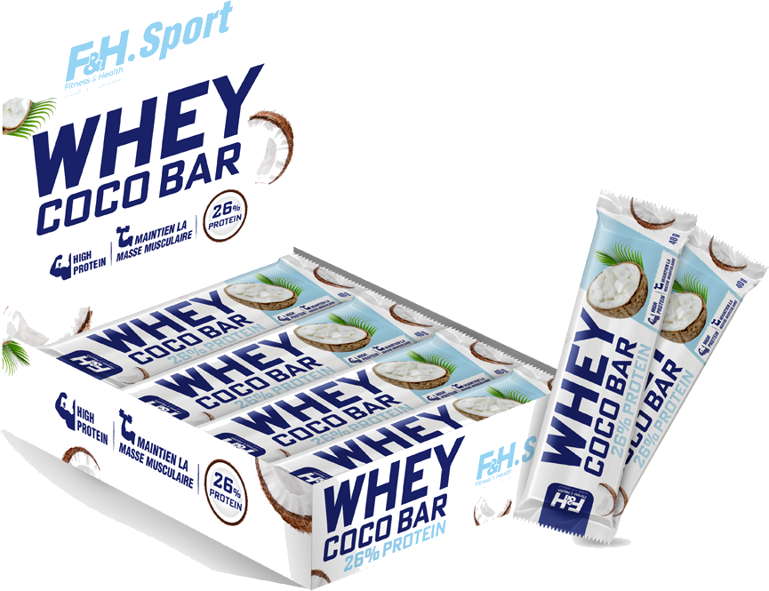 Whey Bars 26% Protein Noix de Coco – 15
