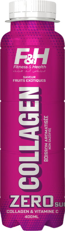 F&H Collagen – Zero non gazéifiée – 8 unités 400 cl