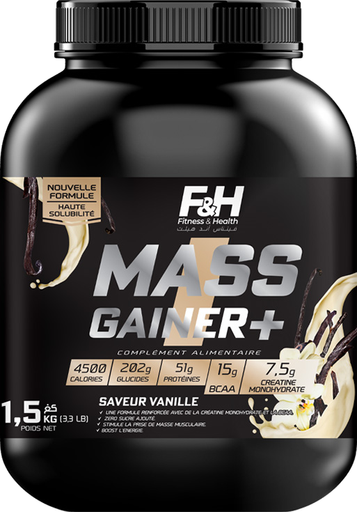 Fast Mass Gainer Plus+ 1,5 kg – Saveur Vanille