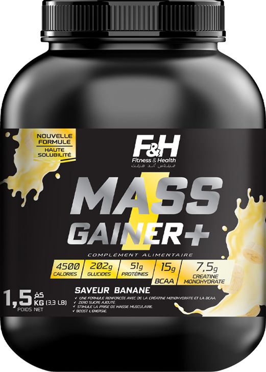 Fast Mass Gainer Plus+ 1,5 kg – Saveur Banane