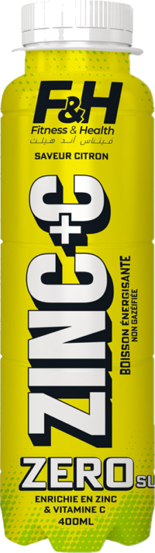 F&H Zinc+C Sans Sucre 400 cl – 8 unités