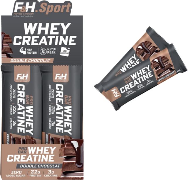 Pro Bar Whey Creatine – 20 unités