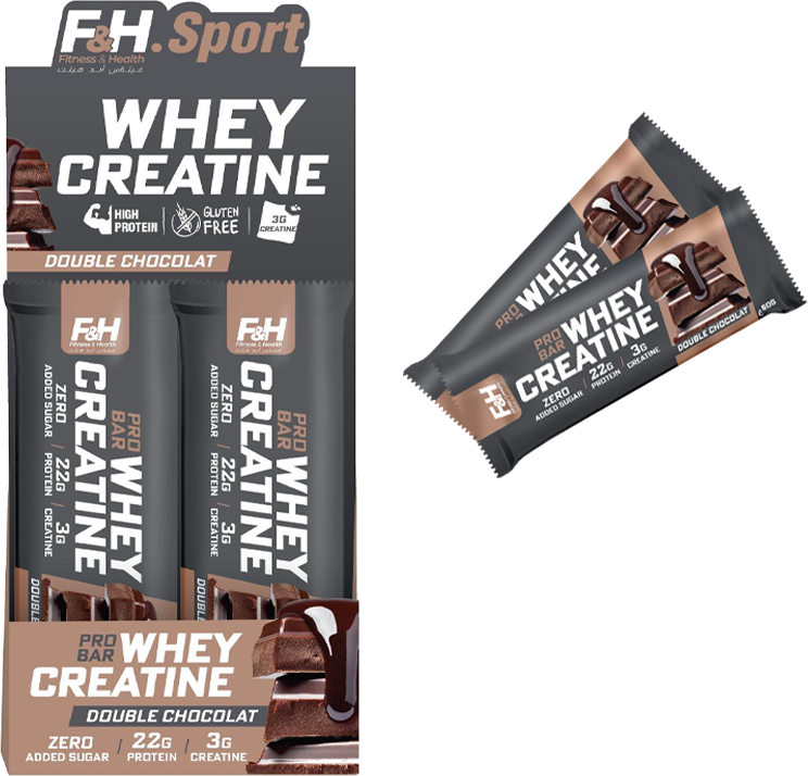 Pro Bar Whey Creatine – 20 unités