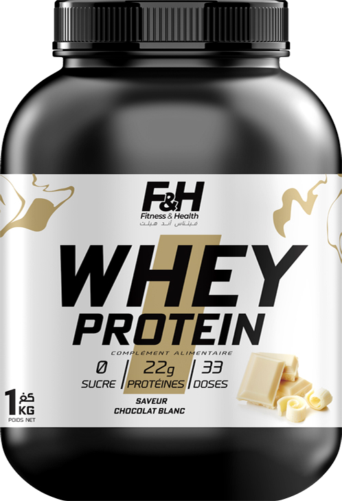 Whey protéine Saveur Chocolat Blanc – 1 kg