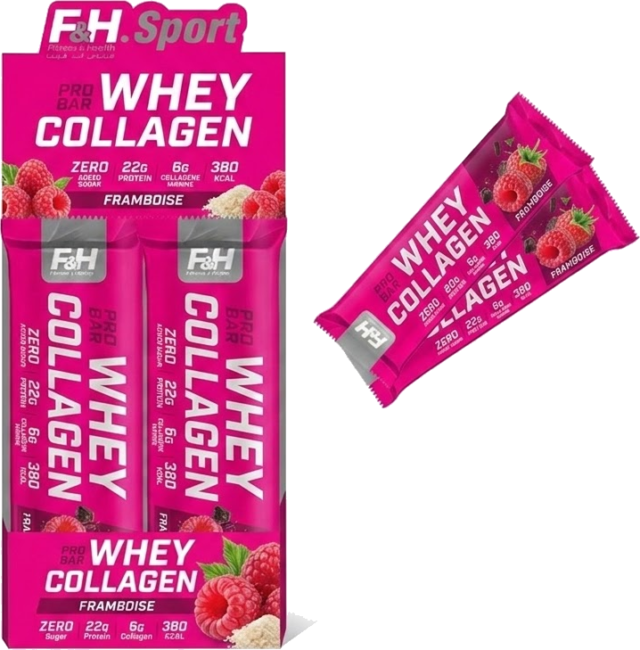 Whey Collagen Bar – 20 unités