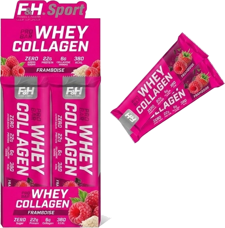 Whey Collagen Bar – 20 unités