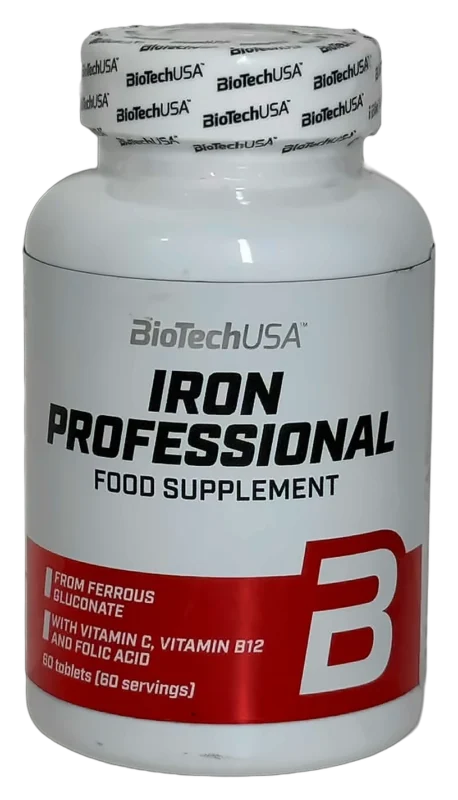 BioTechUSA Iron Professional – 60 comprimés