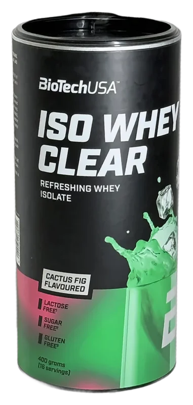 BioTechUSA Iso Whey Clear – Figue de Barbarie – 400 g