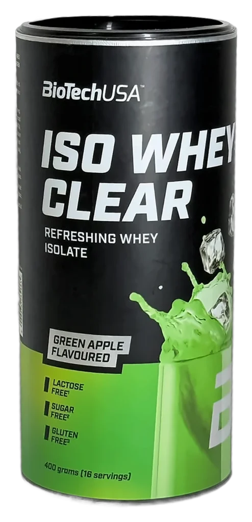 BioTechUSA Iso Whey Clear – Pomme verte – 400 g