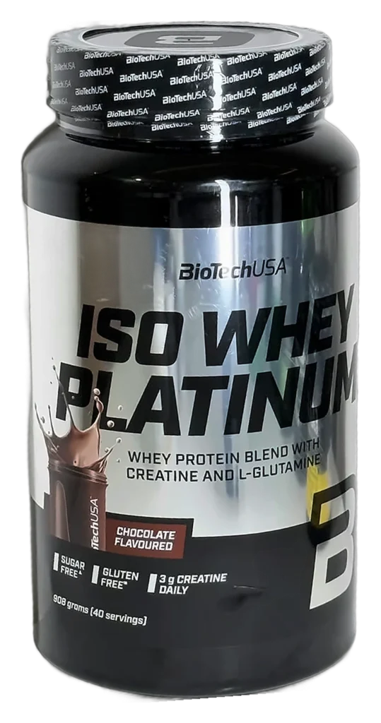 BioTechUSA Iso Whey Platinum – Chocolat – 908 g